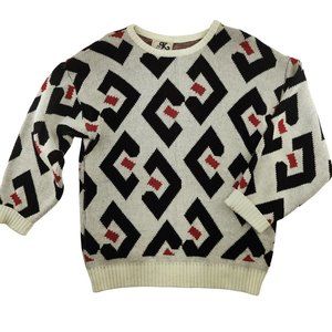 Vintage Geometric Patterned Sweater
